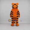 Custom Orange and Black Tiger Mascot Costume Adult Full Body Suit for Wildlife Events Custom Orange and Black Tiger Mascot Costume Adult Full Body Suit for Wildlife Events