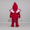 Custom Red and Pink Dragon Mascot Costume Adult Full Body Suit for Fantasy Events