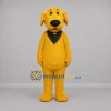 Custom Yellow and Black Dog Mascot Costume Adult Full Body Suit for Pet Events Custom Yellow and Black Dog Mascot Costume Adult Full Body Suit for Pet Events