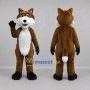Custom Brown and White Fox Mascot Costume Adult Full Body Suit for Wildlife Events