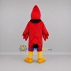 Custom Red and Black Cardinal Bird Mascot Costume Adult Full Body Suit for Sports Events