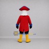 Custom White and Red Patriot Eagle Mascot Costume Adult Full Body Suit for Patriotic Events Custom White and Red Patriot Eagle Mascot Costume Adult Full Body Suit for Patriotic Events
