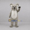 Custom Gray and White Koala Mascot Costume Adult Full Body Suit for Wildlife Events Custom Gray and White Koala Mascot Costume Adult Full Body Suit for Wildlife Events