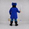 Custom Blue and Black Pirate Captain Mascot Costume Adult Full Body Suit for Pirate Parties Custom Blue and Black Pirate Captain Mascot Costume Adult Full Body Suit for Pirate Parties