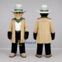 Custom Tan and White Cowboy Mascot Costume Adult Full Body Suit for Western Events