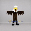 Custom Brown and White Bald Eagle Mascot Costume Adult Full Body Suit for Sports Events Custom Brown and White Bald Eagle Mascot Costume Adult Full Body Suit for Sports Events