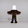 Custom Brown and White Bald Eagle Mascot Costume Adult Full Body Suit for Sports Events Custom Brown and White Bald Eagle Mascot Costume Adult Full Body Suit for Sports Events