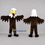 Custom Brown and White Bald Eagle Mascot Costume Adult Full Body Suit for Sports Events