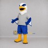 Custom White and Blue Eagle Mascot Costume Adult Full Body Suit for Sports Events Custom White and Blue Eagle Mascot Costume Adult Full Body Suit for Sports Events