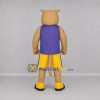 Custom Tan and Purple Wildcat Mascot Costume Adult Full Body Suit for Sports Events Custom Tan and Purple Wildcat Mascot Costume Adult Full Body Suit for Sports Events