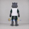 Custom Gray and White Husky Dog Mascot Costume Adult Full Body Suit for Sports Events Custom Gray and White Husky Dog Mascot Costume Adult Full Body Suit for Sports Events