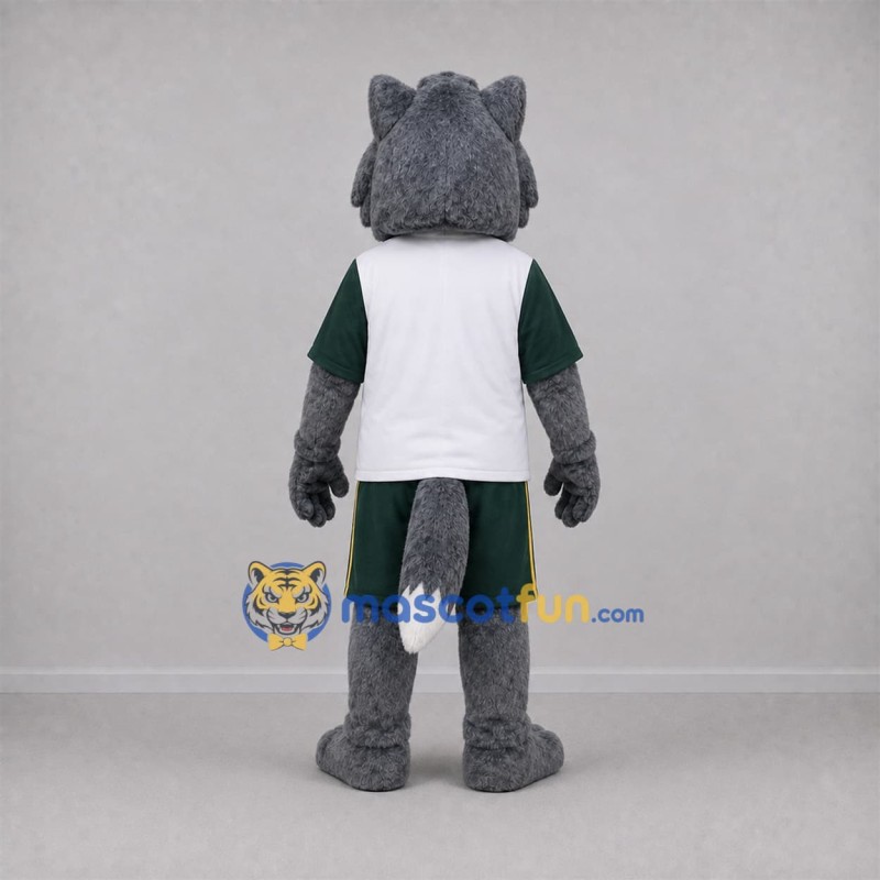 Custom Gray and White Husky Dog Mascot Costume Adult Full Body Suit for Sports Events Custom Gray and White Husky Dog Mascot Costume Adult Full Body Suit for Sports Events