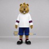 Custom Tan and White Rodent Mascot Costume Adult Full Body Suit for Sports Events