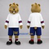 Custom Tan and White Rodent Mascot Costume Adult Full Body Suit for Sports Events