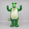 Custom Green and Cream Crocodile Mascot Costume Adult Full Body Suit for Wildlife Events Custom Green and Cream Crocodile Mascot Costume Adult Full Body Suit for Wildlife Events