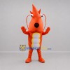 Custom Orange and Yellow Shrimp Mascot Costume Adult Full Body Suit for Seafood Festivals Custom Orange and Yellow Shrimp Mascot Costume Adult Full Body Suit for Seafood Festivals