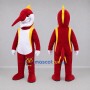 Custom Red and Yellow Swordfish Mascot Costume Adult Full Body Suit for Ocean Events