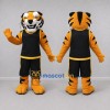 Custom Orange and Black Tiger Mascot Costume Adult Full Body Suit for Sports Events Custom Orange and Black Tiger Mascot Costume Adult Full Body Suit for Sports Events