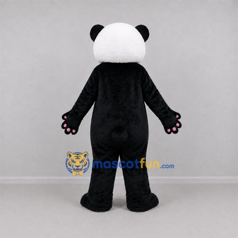 Custom Black and White Panda Mascot Costume Adult Full Body Suit for Wildlife Events Custom Black and White Panda Mascot Costume Adult Full Body Suit for Wildlife Events
