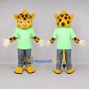 Custom Yellow and Green Giraffe Mascot Costume Adult Full Body Suit for Wildlife Events