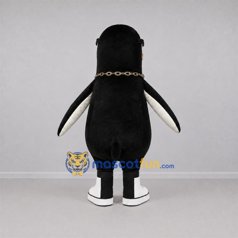 Custom Black and White Penguin Mascot Costume Adult Full Body Suit for School Events Custom Black and White Penguin Mascot Costume Adult Full Body Suit for School Events