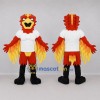 Custom Red and Yellow Phoenix Mascot Costume Adult Full Body Suit for Fantasy Events Custom Red and Yellow Phoenix Mascot Costume Adult Full Body Suit for Fantasy Events