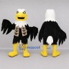 Custom Black and White Bald Eagle Mascot Costume Adult Full Body Suit for School Events Custom Black and White Bald Eagle Mascot Costume Adult Full Body Suit for School Events