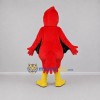 Custom Red and Black Cardinal Bird Mascot Costume Adult Full Body Suit for Sports Events