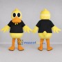 Custom Yellow and Black Duck Mascot Costume Adult Full Body Suit for School Events