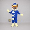 Custom Orange and Blue Fox Mascot Costume Adult Full Body Suit for Winter Events Custom Orange and Blue Fox Mascot Costume Adult Full Body Suit for Winter Events