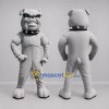 Custom Gray Bulldog Mascot Costume Adult Full Body Suit for Sports Events
