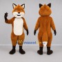 Custom Orange and White Fox Mascot Costume Adult Full Body Suit for Wildlife Events