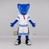 Custom Blue and White Cobra Mascot Costume Adult Full Body Suit for Sports Events Custom Blue and White Cobra Mascot Costume Adult Full Body Suit for Sports Events