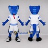 Custom Blue and White Cobra Mascot Costume Adult Full Body Suit for Sports Events Custom Blue and White Cobra Mascot Costume Adult Full Body Suit for Sports Events
