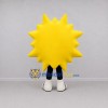 Custom Yellow and Black Sun Mascot Costume Adult Full Body Suit for Summer Events Custom Yellow and Black Sun Mascot Costume Adult Full Body Suit for Summer Events
