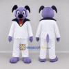 Custom Purple and White Dog Mascot Costume Adult Full Body Suit for Stage Performances Custom Purple and White Dog Mascot Costume Adult Full Body Suit for Stage Performances