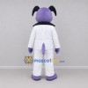 Custom Purple and White Dog Mascot Costume Adult Full Body Suit for Stage Performances Custom Purple and White Dog Mascot Costume Adult Full Body Suit for Stage Performances