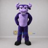 Custom Purple and Lavender Bull Mascot Costume Adult Full Body Suit for Sports Events