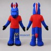 Custom Blue and Red Donkey Mascot Costume Adult Full Body Suit for School Events Custom Blue and Red Donkey Mascot Costume Adult Full Body Suit for School Events
