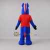 Custom Blue and Red Donkey Mascot Costume Adult Full Body Suit for School Events Custom Blue and Red Donkey Mascot Costume Adult Full Body Suit for School Events