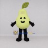 Custom Light Green Pear Mascot Costume Adult Full Body Suit for Food Festivals Custom Light Green Pear Mascot Costume Adult Full Body Suit for Food Festivals
