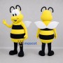 Custom Yellow and Black Bee Mascot Costume Adult Full Body Suit for Garden Events