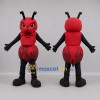 Custom Red and Black Fire Ant Mascot Costume Adult Full Body Suit for Sports Events