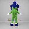Custom Blue and Green Flower Mascot Costume Adult Full Body Suit for Garden Events