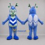 Custom Blue and White Butterfly Mascot Costume Adult Full Body Suit for Garden Events