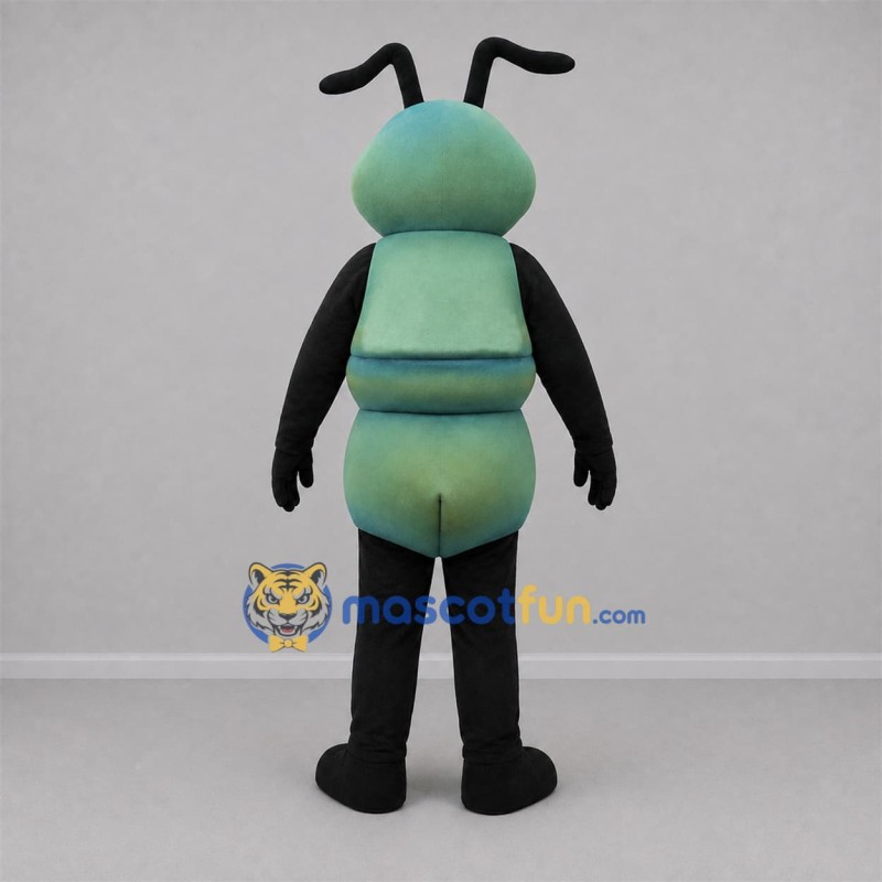 Custom Green and Black Ant Mascot Costume Adult Full Body Suit for Science Events Custom Green and Black Ant Mascot Costume Adult Full Body Suit for Science Events