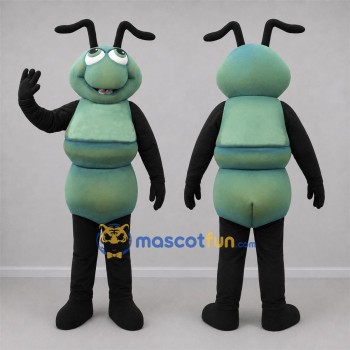 Custom Green and Black Ant Mascot Costume Adult Full Body Suit for Science Events