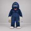 Custom Navy Blue Furry Monster Mascot Costume Adult Full Body Suit for Halloween Events Custom Navy Blue Furry Monster Mascot Costume Adult Full Body Suit for Halloween Events