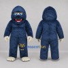 Custom Navy Blue Furry Monster Mascot Costume Adult Full Body Suit for Halloween Events Custom Navy Blue Furry Monster Mascot Costume Adult Full Body Suit for Halloween Events