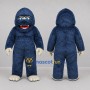 Custom Navy Blue Furry Monster Mascot Costume Adult Full Body Suit for Halloween Events